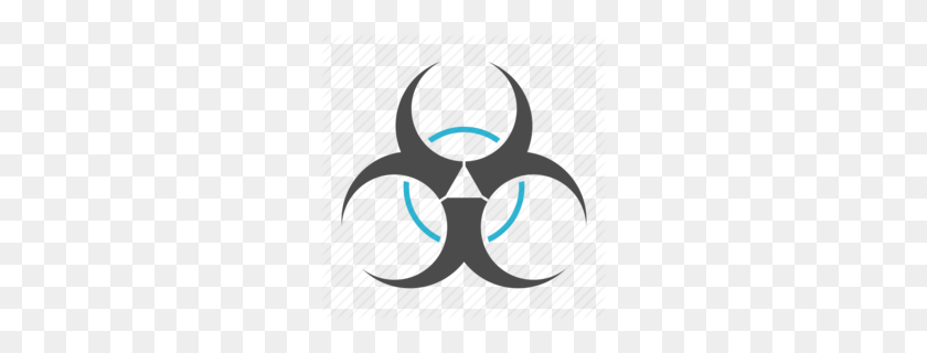 260x260 Biological Hazard Clipart - Biohazard Symbol Clip Art