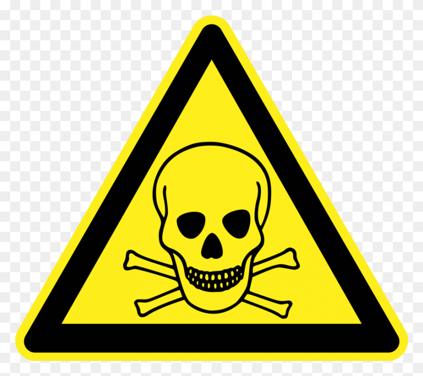 852x750 Biological Hazard Hazard Symbol Biology Sign - Toxic Waste Clipart