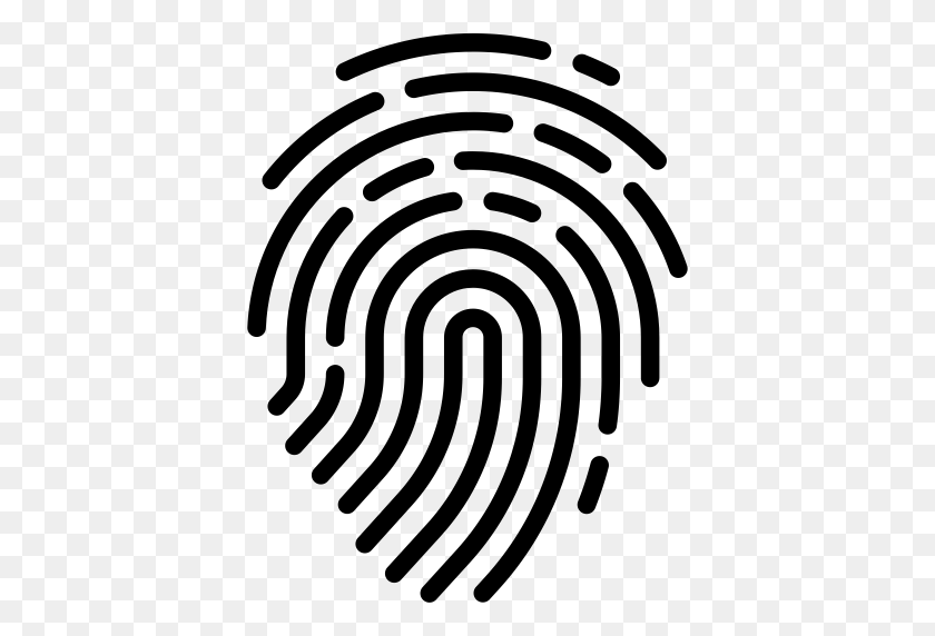 512x512 Biometric Fingerprint Icons, Download Free Png And Vector - Fingerprint PNG