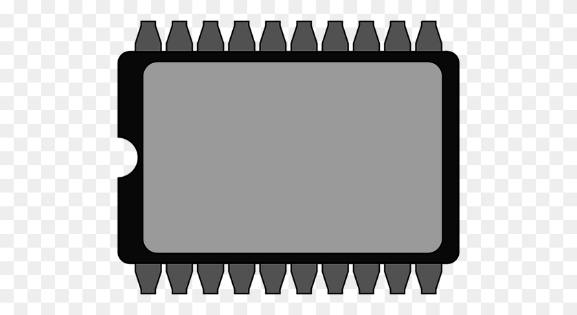 500x398 Bios Chip Vector Clipart - Tortilla Clipart