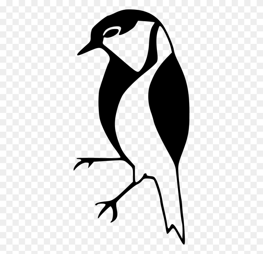 370x750 Птица Белоголовый Орлан Черно-Белый Рисунок - Черно-Белый Орел Клипарт