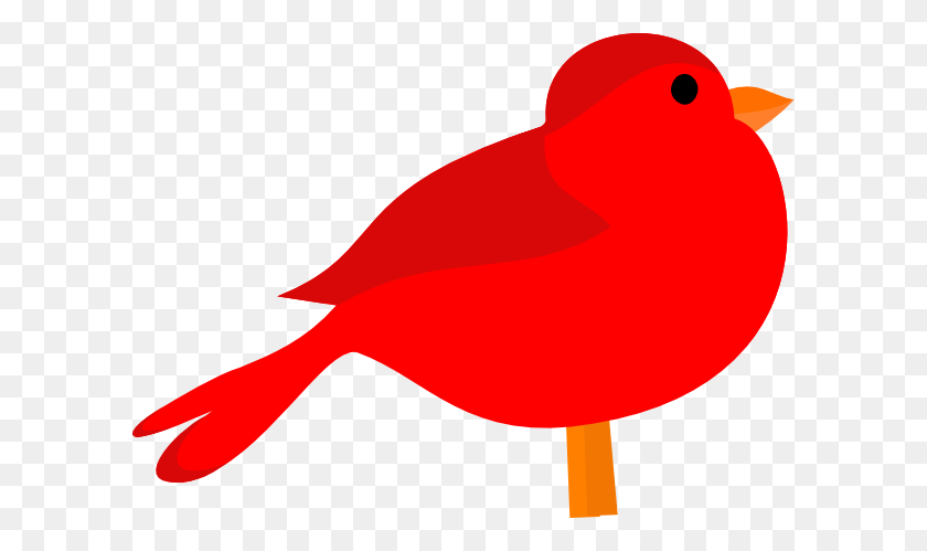 600x439 Птица Клипарт Красная Птица Картинки Птички Картинки - Робин Клипарт