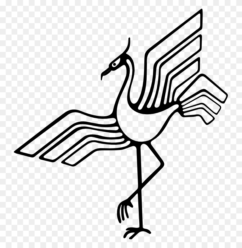 743x800 Bird Drawing Outline - Hershey Kiss Clipart