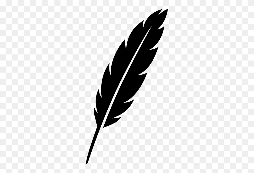 512x512 Bird, Feather, Ink, Pen, Quill, Write, Writing Icon - Quill PNG