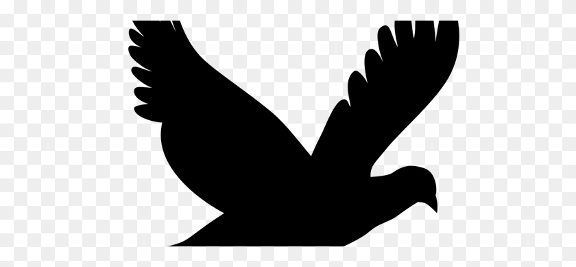 500x329 Bird Flying Clipart Common Raven Flight Clip Art Crow Png Download - Savannah Clipart