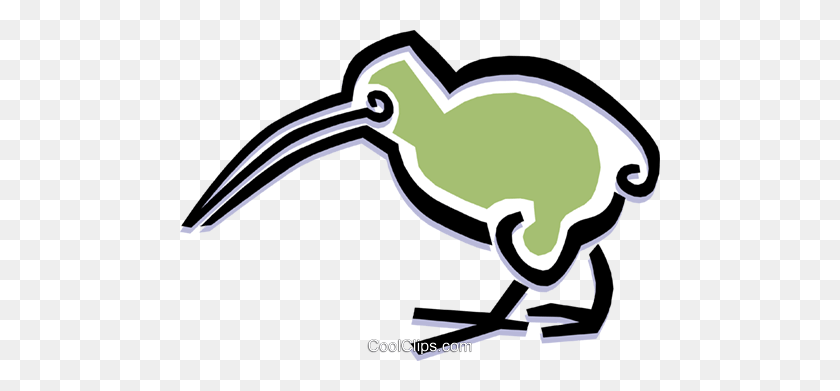 480x331 Bird Kiwi Bird Royalty Free Vector Clip Art Illustration - Kiwi Bird Clipart