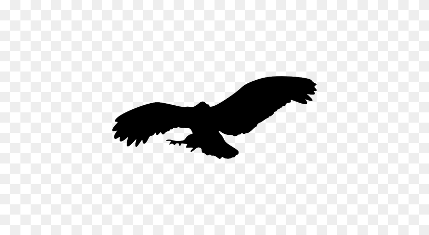 400x400 Bird Silhouette Eagle Transparent Png - Bird Silhouette PNG