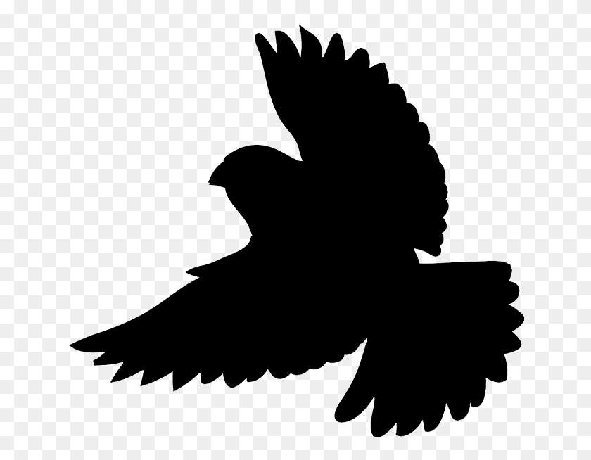 650x594 Bird Silhouette Flying Crow Silhouette Danaspdf Top Clip Art Image - Crow Clipart