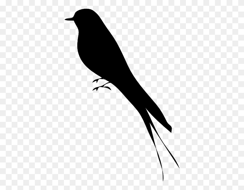 396x595 Bird Stand Tree Vine Silhouette Clip Art Free Vector - Vines Clipart Black And White