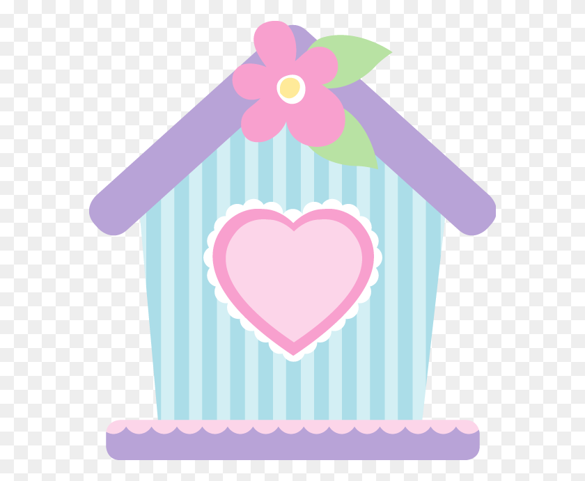 584x631 Birdhouse Clipart Pink For Free Download On Ya Webdesign - Birdhouse Clipart