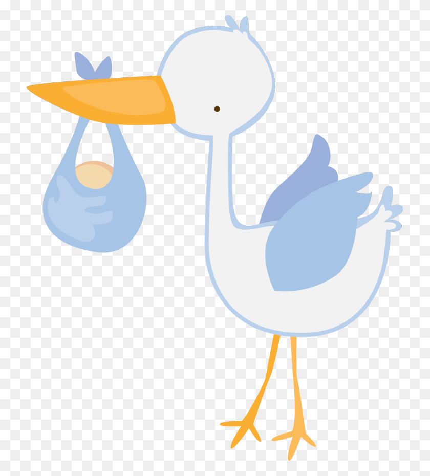 735x870 Birth Clipart Ciguena - Baby Bump Clipart