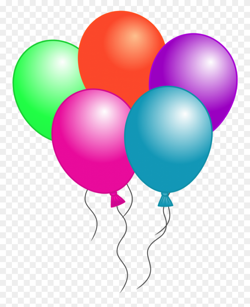 822x1024 День Рождения Воздушные Шары Изображения Картинки С Праздником! - Изображения Дня Рождения Клипарт