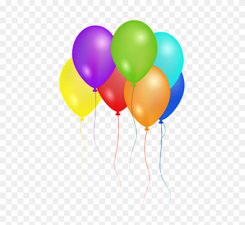 500x711 Birthday Balloons Png Images Happy Birthday World - Happy Birthday Balloons PNG