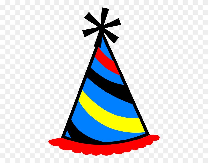450x599 Синие Шляпы Для Мальчика На День Рождения - Клипарт На 1-Й День Рождения
