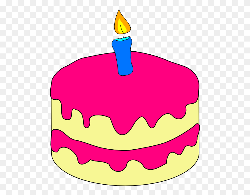 504x597 Birthday Cake Clip Art - Birthday Cake Clipart PNG