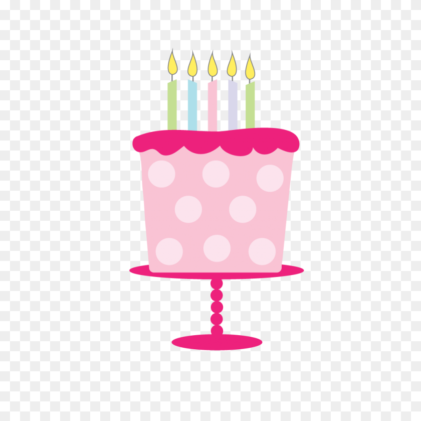 1000x1000 Birthday Cake Clip Art Beautiful And Cute Happy Birthday Cake - Happy 40th Birthday Clipart