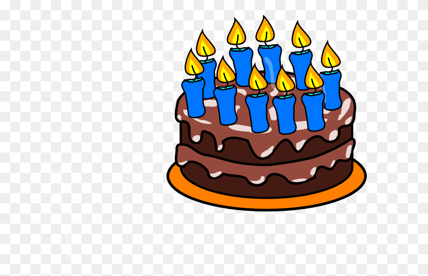 600x483 Birthday Cake Clip Art Celebration Cake - Birthday Party Clipart