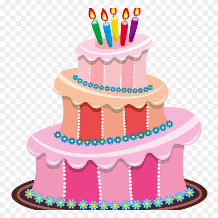1024x1024 Birthday Cake Clip Art Free Book Clipart House Clipart Online - Free Birthday Clipart