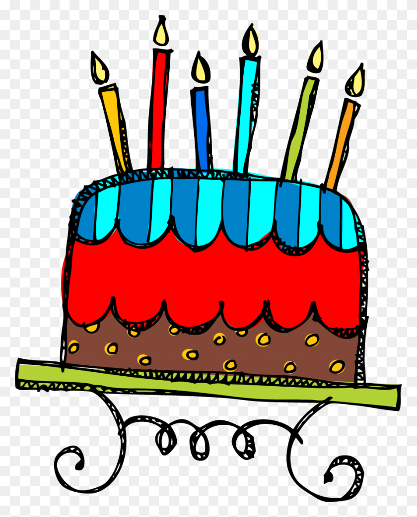 890x1122 Birthday Cake Clip Art Free Clipart Images - Free Hanukkah Clip Art