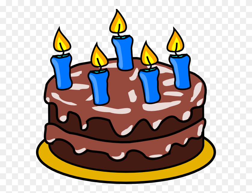 600x586 Birthday Cake Clip Art Free Vector - Birthday Confetti Clipart