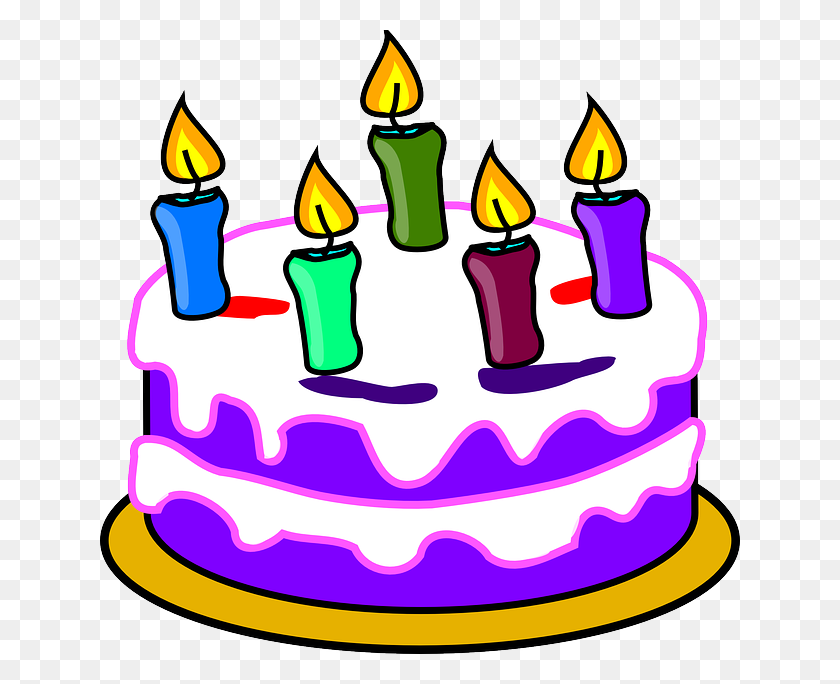 640x624 Birthday Cake Clip Art To Print Birthday Cake Clip Art - Icing Clipart