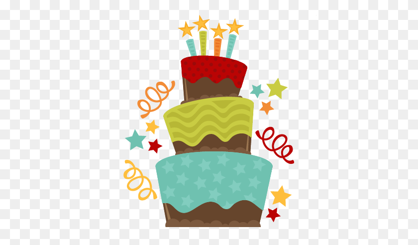 432x432 Birthday Cake Clip Art Whimsical - Nanny Clipart