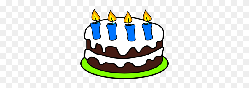 298x237 Birthday Cake Clipart - Birthday Cake Clip Art Image