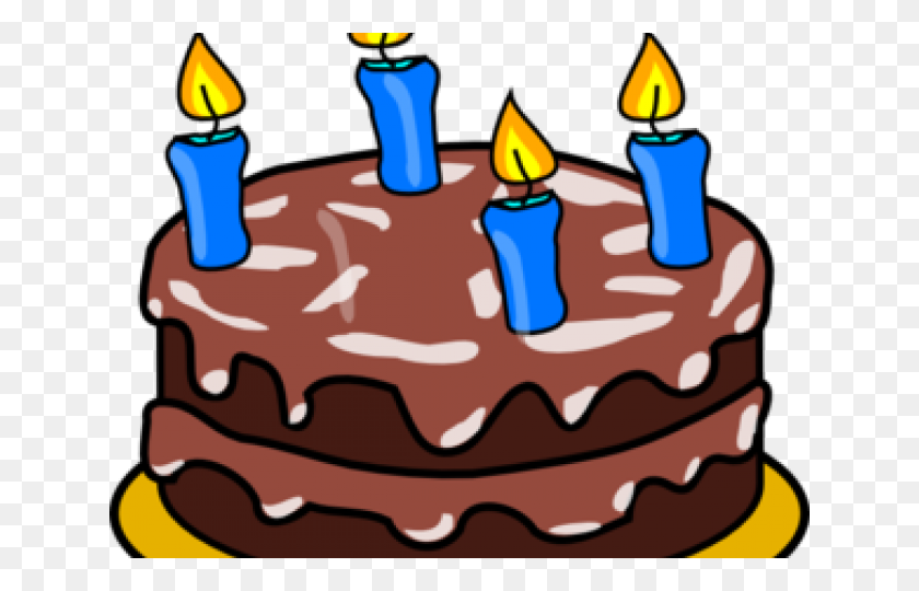 640x480 Birthday Cake Clipart Banner - 60th Birthday Clip Art