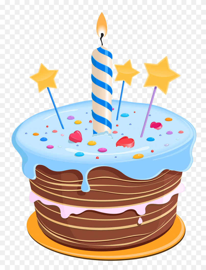 2499x3334 Birthday Cake Clipart Fancy - January Birthday Clipart