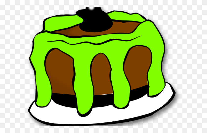 640x480 День Рождения Торт Клипарт Хэллоуин - Картинка Торт На День Рождения