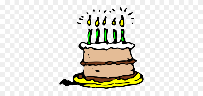 348x340 Birthday Cake Happy Birthday To You Wish - Happy Birthday Dad Clipart