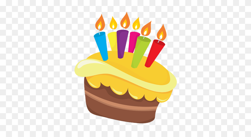 400x400 Birthday Cake Party Transparent Png - Birthday Candle PNG
