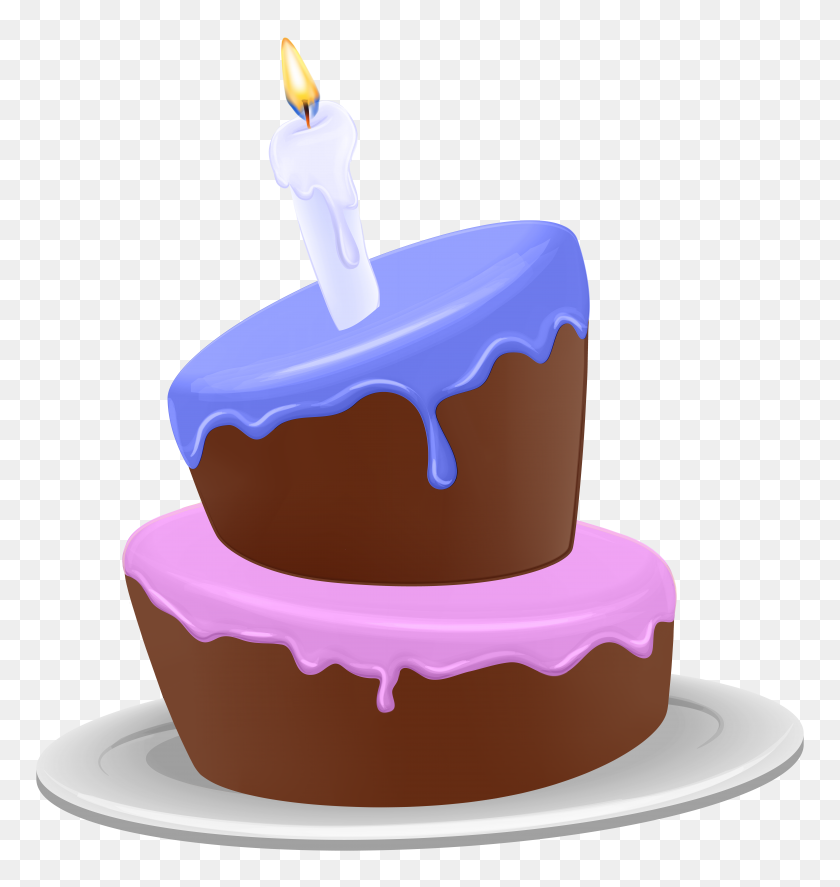 7539x8000 Birthday Cake Png Clip Art - Sugar PNG