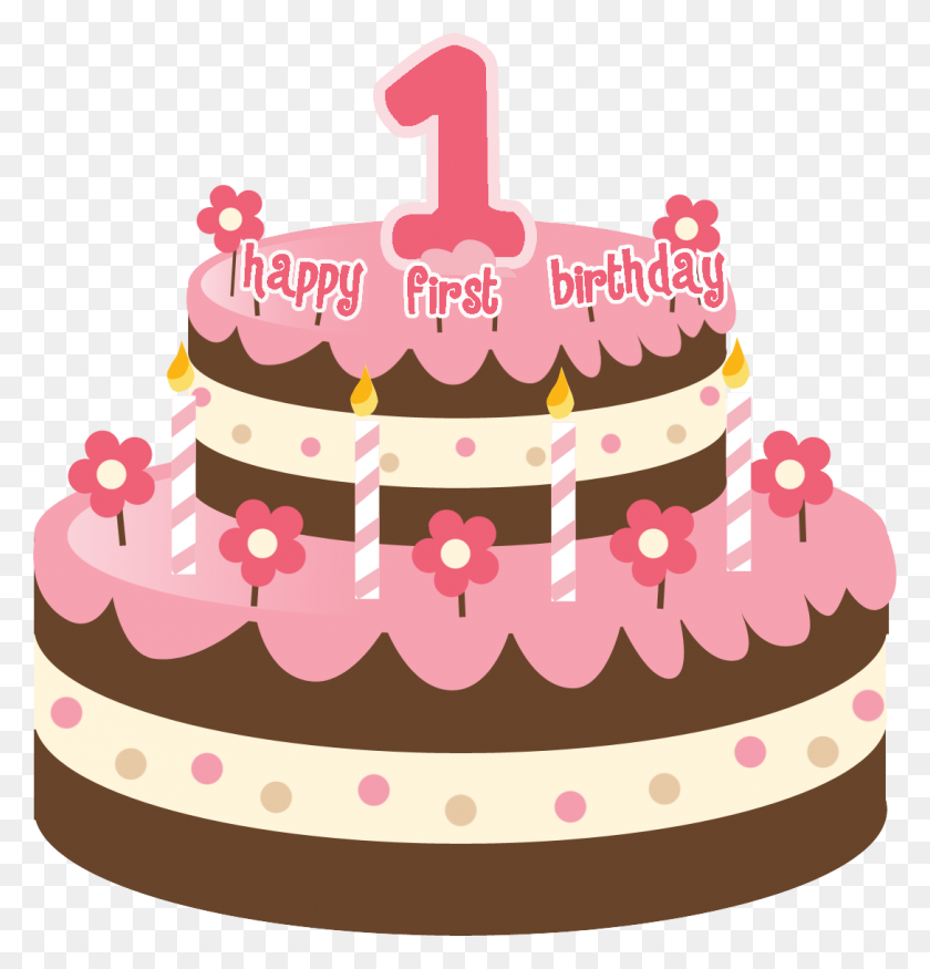 1087x1137 Birthday Cake Png Clipart - Cake PNG