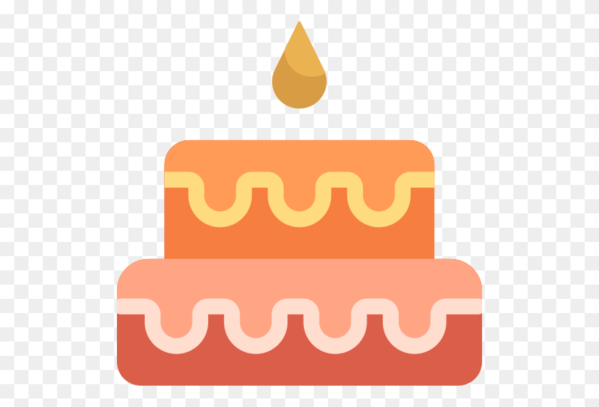 512x512 Значок День Рождения Png - День Рождения Торт Png
