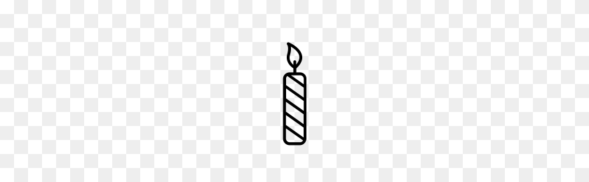 200x200 Birthday Candle Icons Noun Project - Birthday Candle PNG