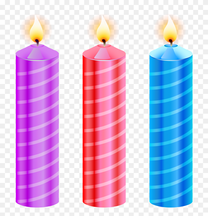 4937x5156 Birthday Candles Png Clipart - Birthday Candle PNG