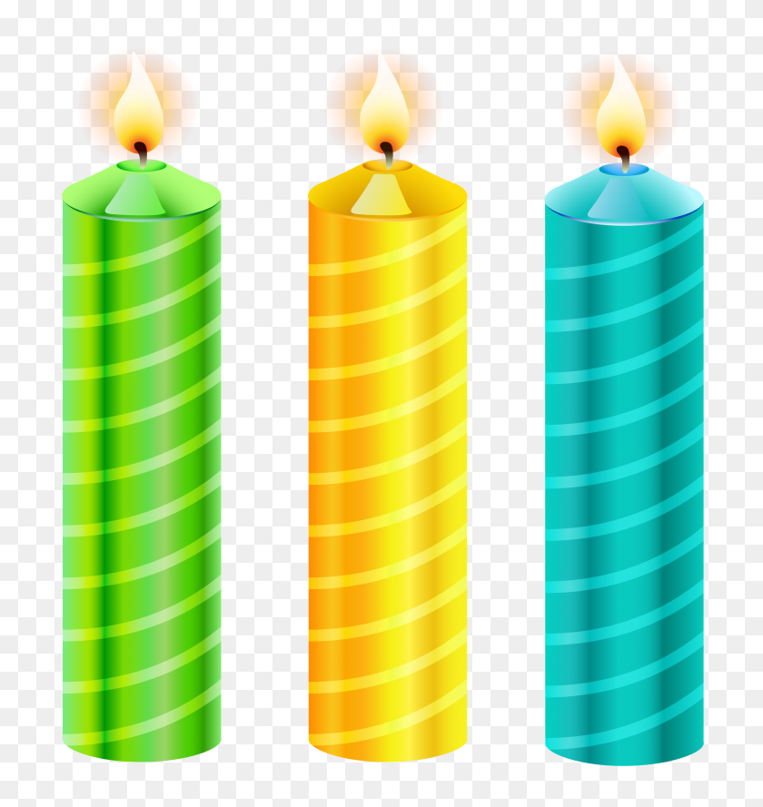 4921x5234 Birthday Candles Png Vector Clipart Gallery - Birthday Candle PNG