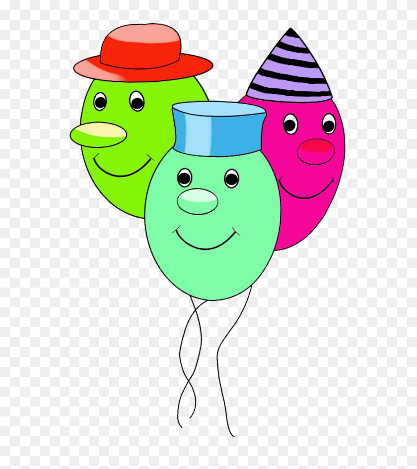 626x886 Birthday Clip Art And Free Birthday Graphics - Up Balloons Clipart