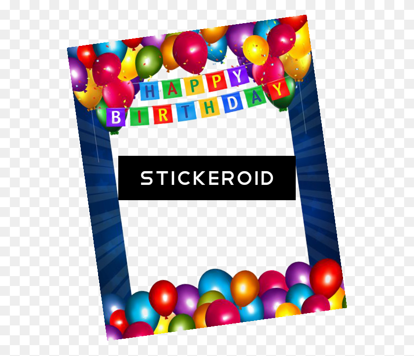 568x662 Birthday Collag Download Frame Free - Birthday Frame PNG