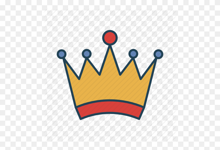 512x512 День Рождения, Корона, Принц, Королева, Королевская Икона - Корона Принца Png