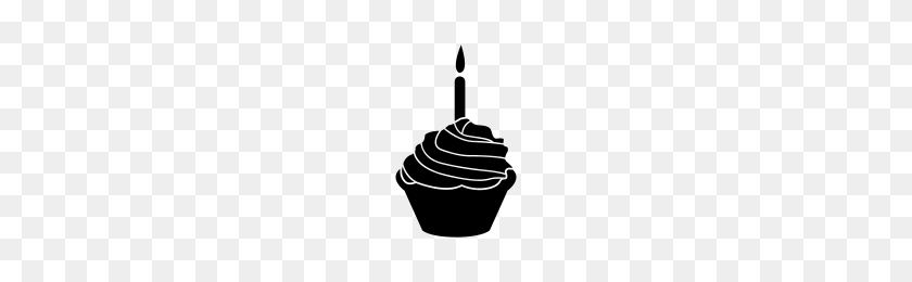 200x200 Birthday Cupcake Icons Noun Project - Birthday Cupcake PNG