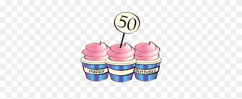 300x283 Birthday Cupcakes - November Birthday Clipart
