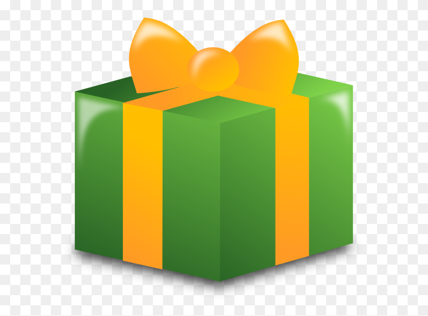 600x561 Подарочный Клипарт На День Рождения, Изучить Картинки - Подарочный Клипарт