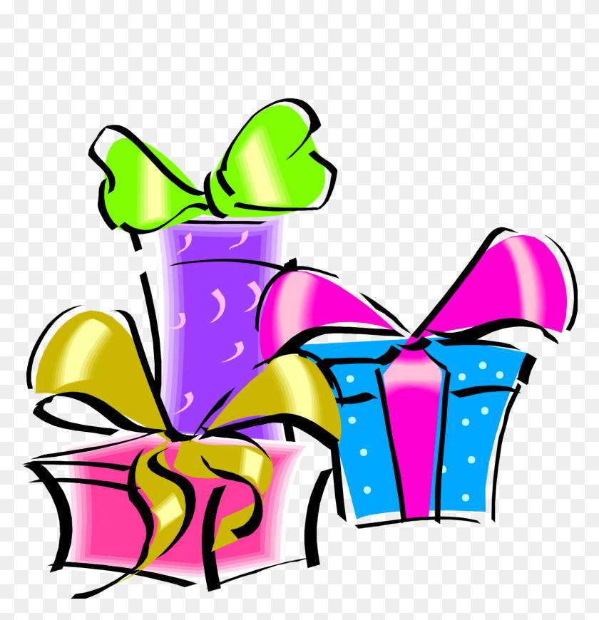 1539x1600 Birthday Gift Png Clip Art - Present Clipart PNG