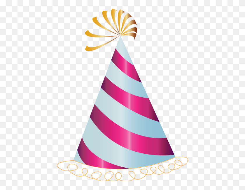 450x594 Birthday Hat Clip Art Clipart Photo - Birthday Streamers Clipart