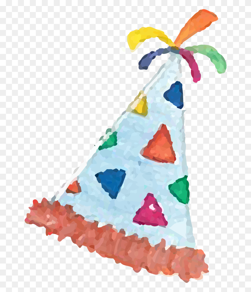 676x915 Cumpleaños Sombrero Clipart Pequeña Fiesta - Piñata Clipart