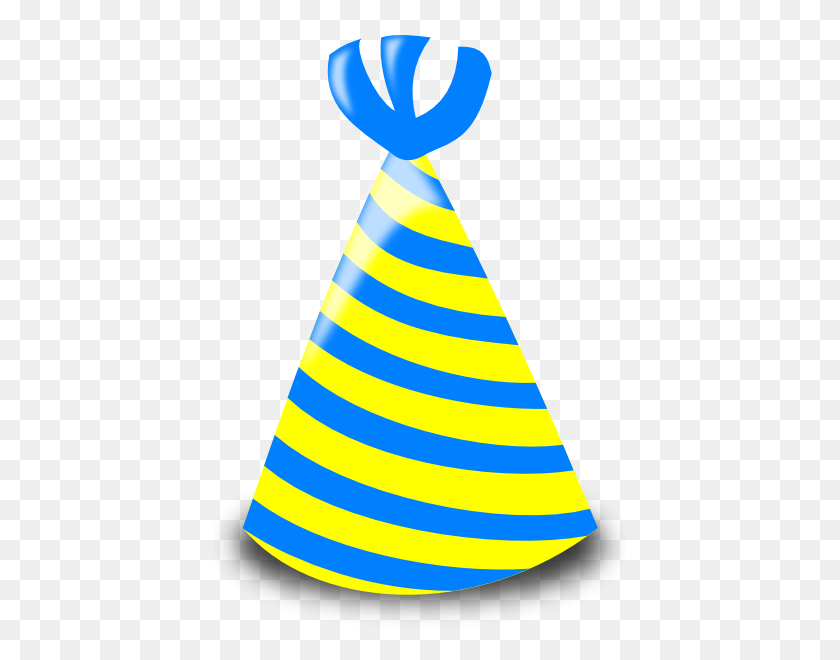 426x600 День Рождения Hat Transparent Background Free Clipart - Party Hat Clipart Black And White