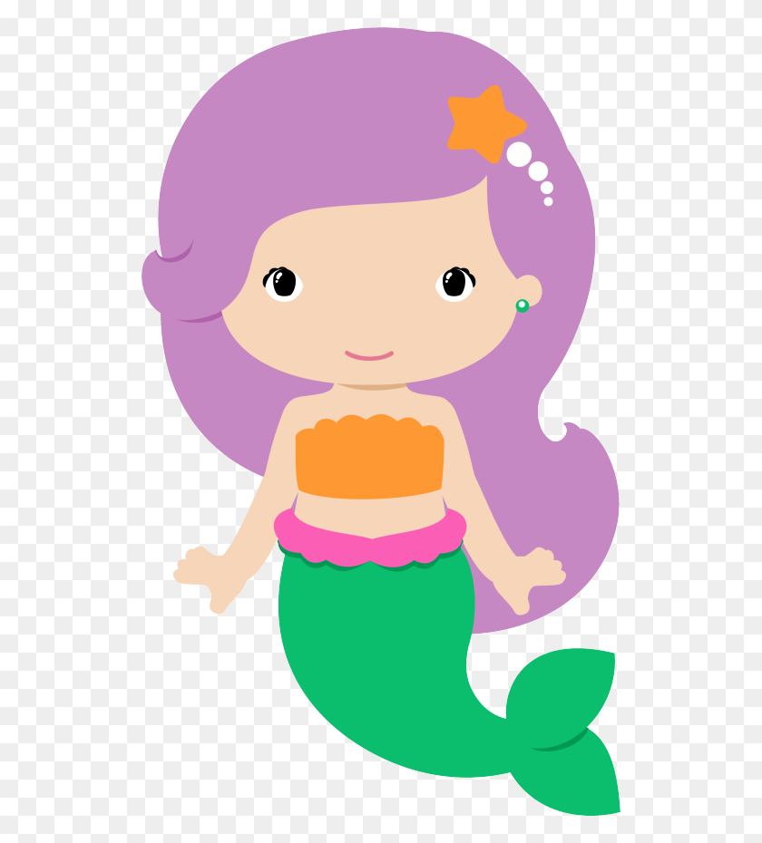 528x870 Birthday Ideas For Aria - Baby Mermaid Clipart