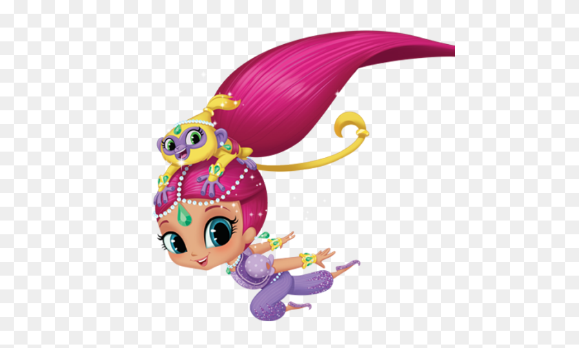 480x445 Birthday Party - Shimmer And Shine Clipart
